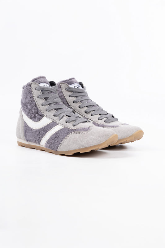 Sneakers Tronchetto In Camoscio