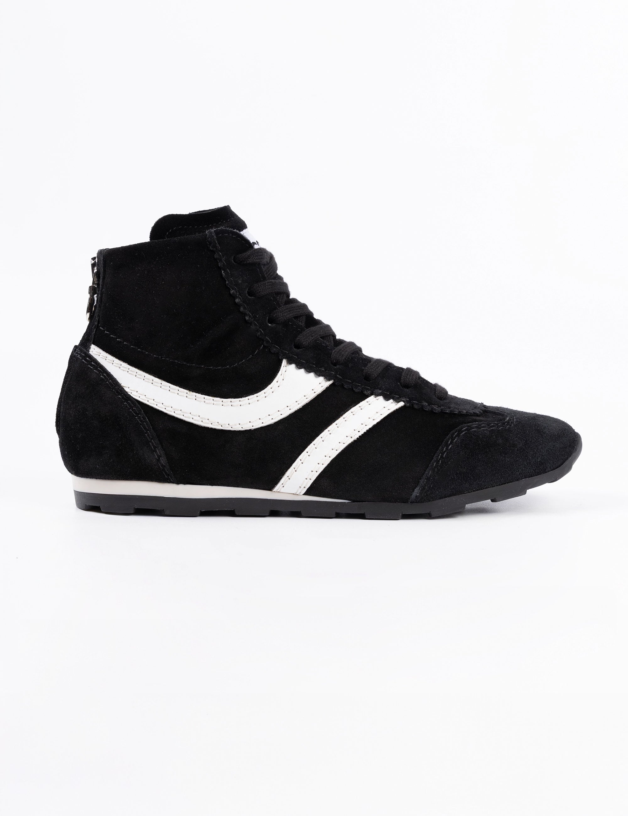 Sneakers Tronchetto In Camoscio