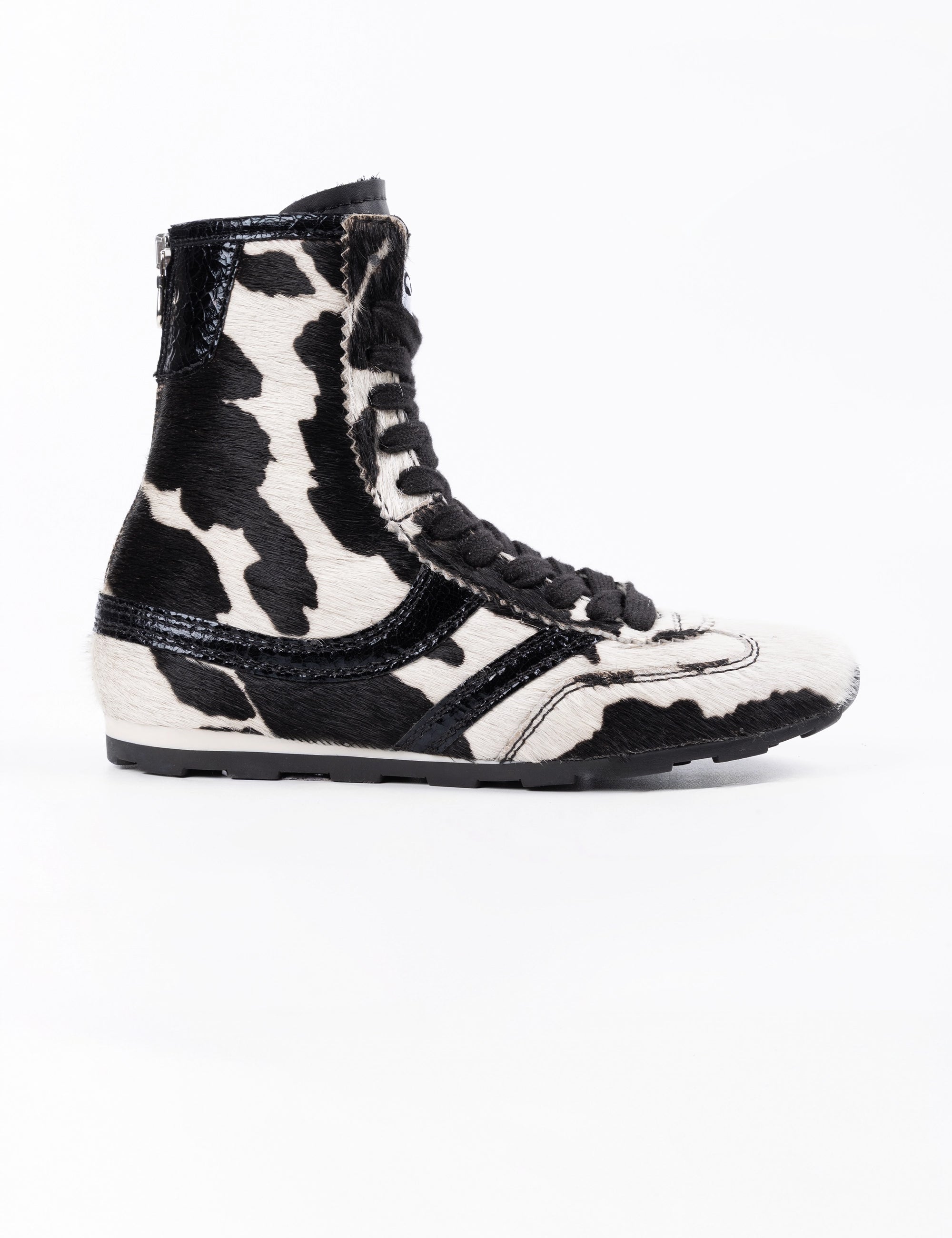 Sneakers Boxer in Pelle Maculata