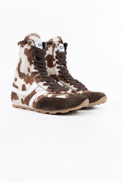 Sneakers Boxer in Pelle Maculata