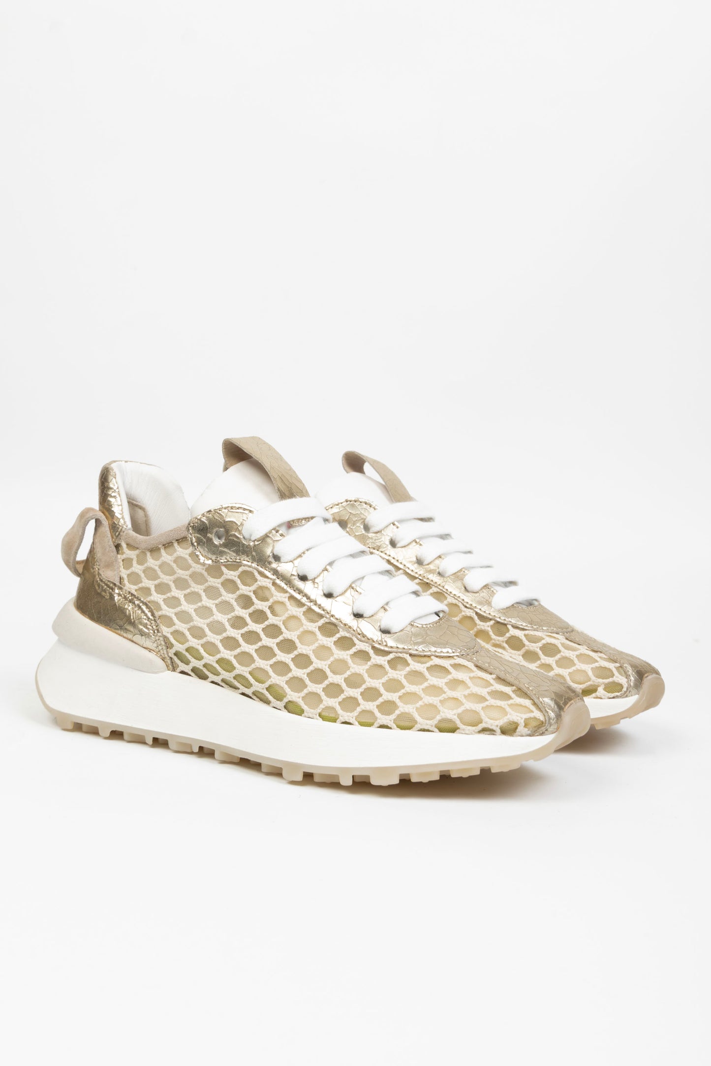 Sneakers Nova in Pelle e Tessuto