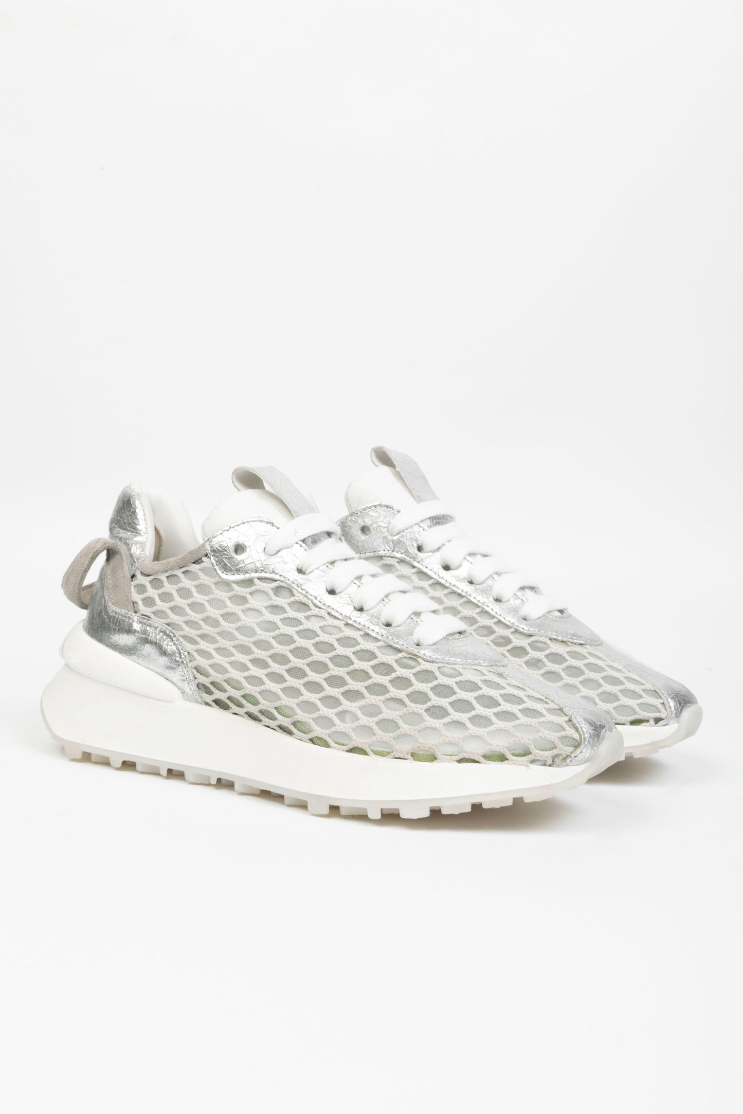 Sneakers Nova in Pelle e Tessuto