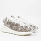 Sneakers Valencia In Pelle con Rose