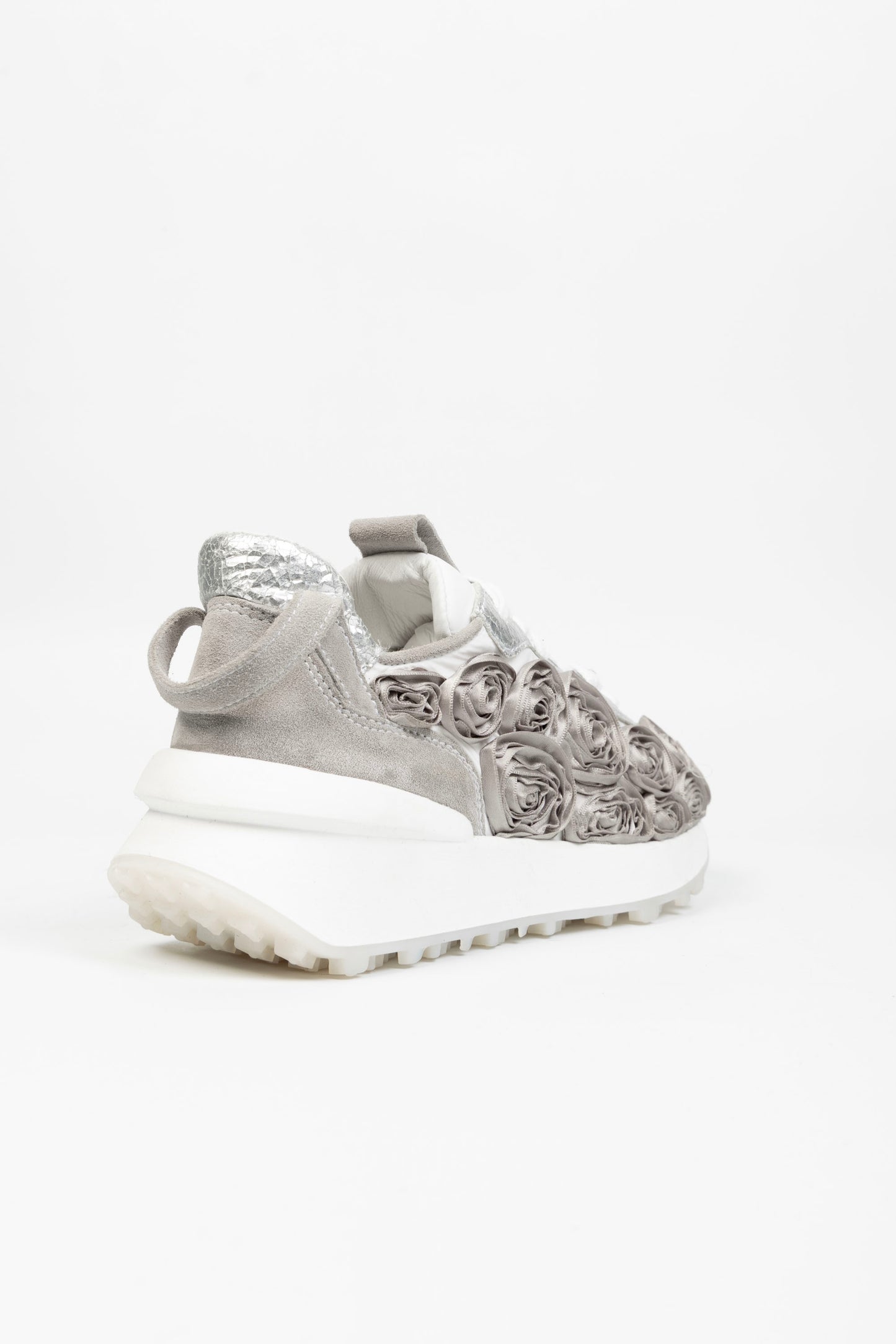Sneakers Valencia In Pelle con Rose