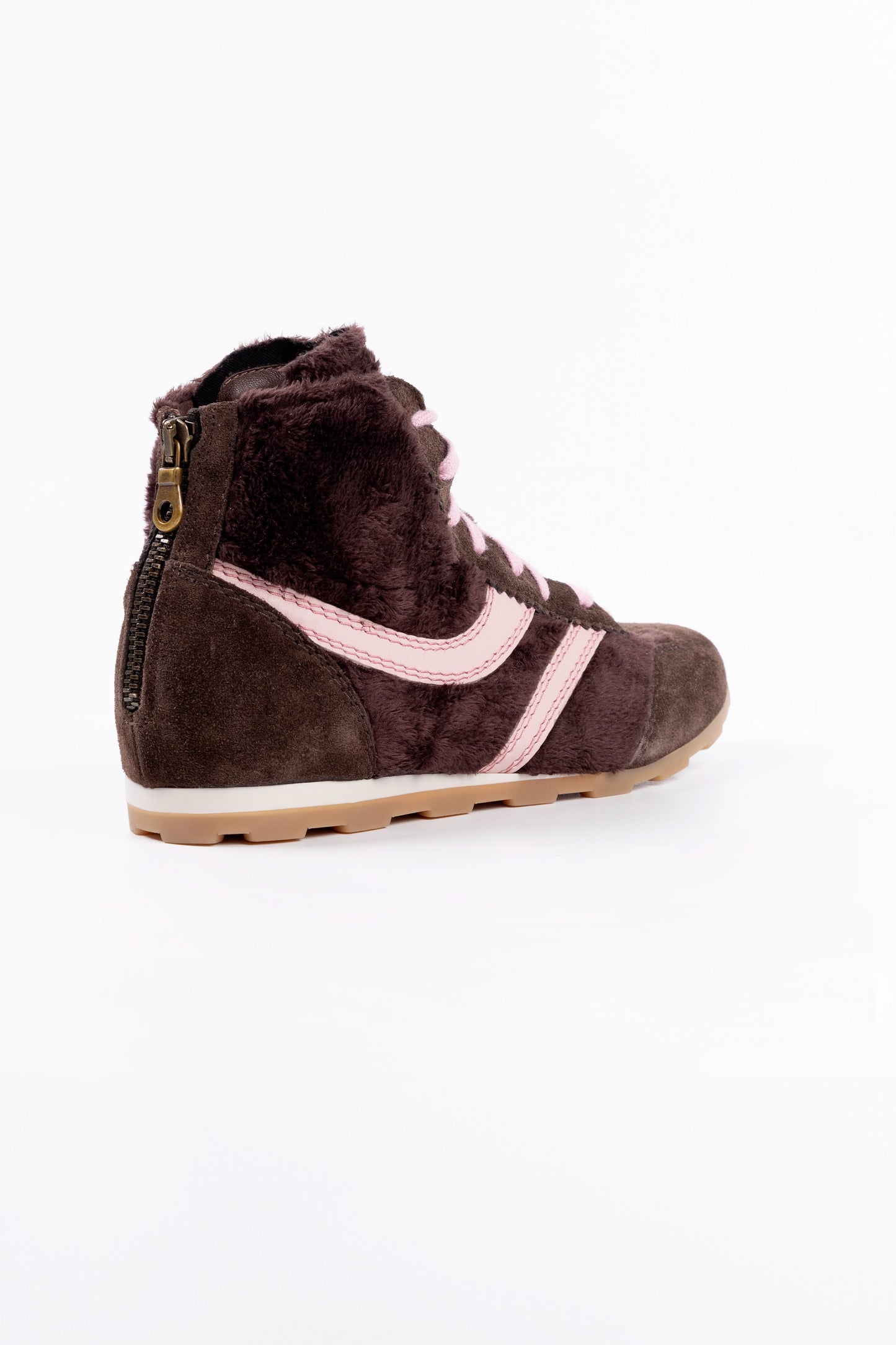 Sneakers Tronchetto In Camoscio