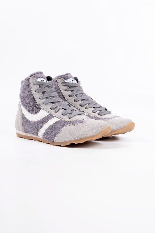 Sneakers Tronchetto In Camoscio