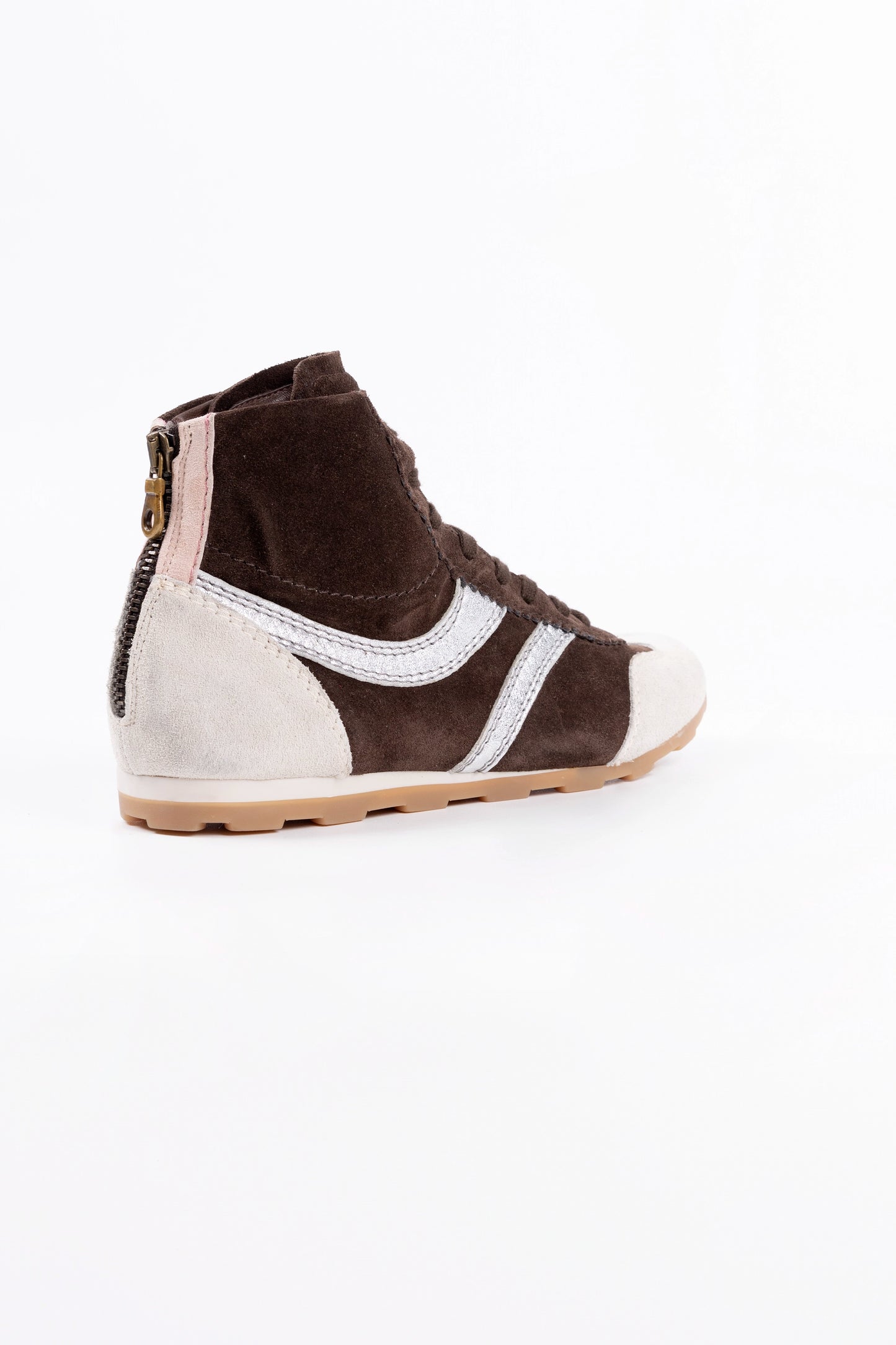 Sneakers Tronchetto In Camoscio