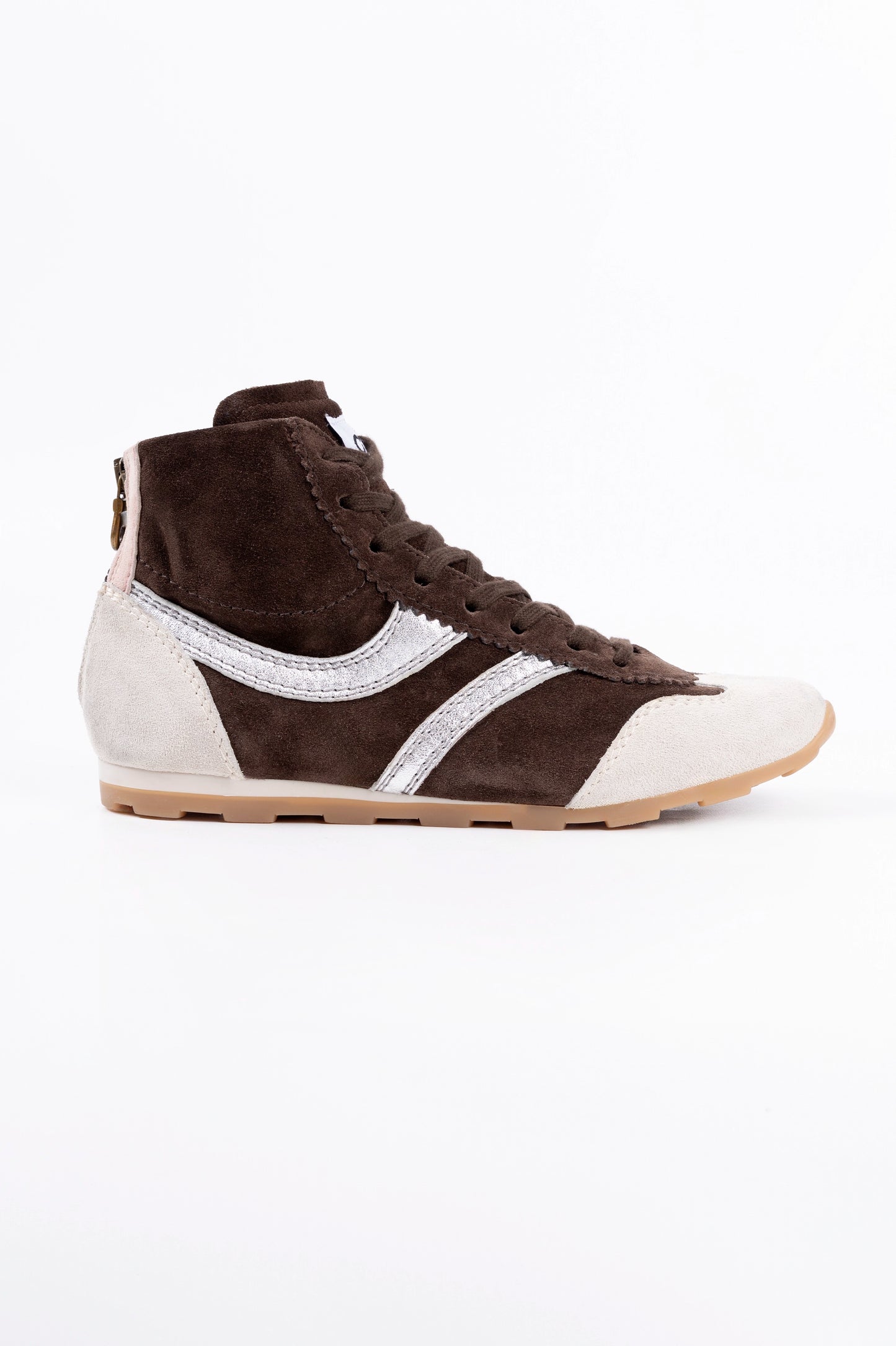 Sneakers Tronchetto In Camoscio