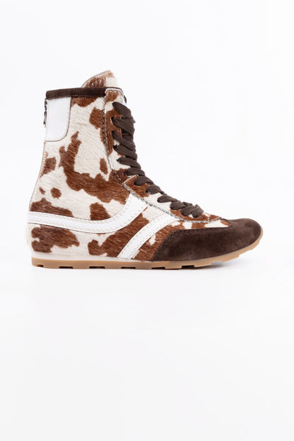 Sneakers Boxer in Pelle Maculata
