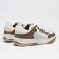 Sneakers iris in tessuto pelle/strass