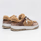 Sneakers Iris in pelliccia/velluto